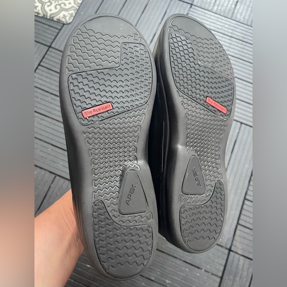 Apex Liv - Women's Comfort Casual Leather Lace-Up Shoes Size 7 Extra Wide - Picture 7 of 11